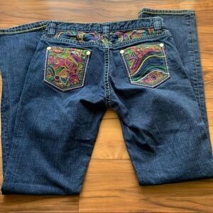 Coogi vintage multicolored jeans 8